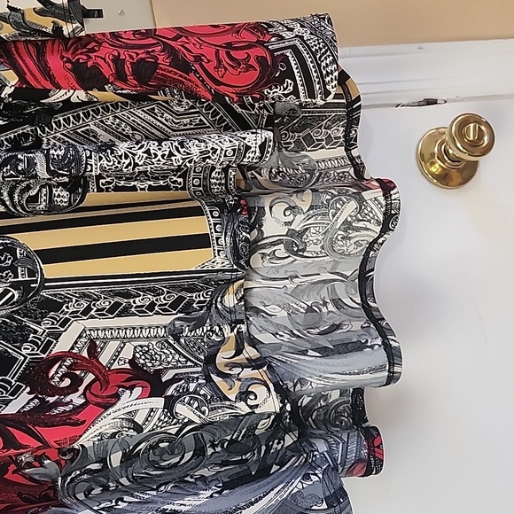 Attitudes by Renee Global Illusions Yummy Jersey Tunic Women's Top  .Size M - Picture 5 of 5